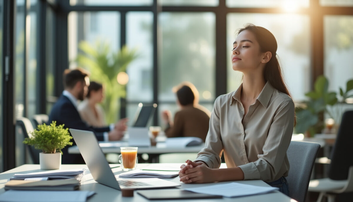 découvre des astuces efficaces pour gérer le stress au bureau et retrouver rapidement ta concentration au travail.